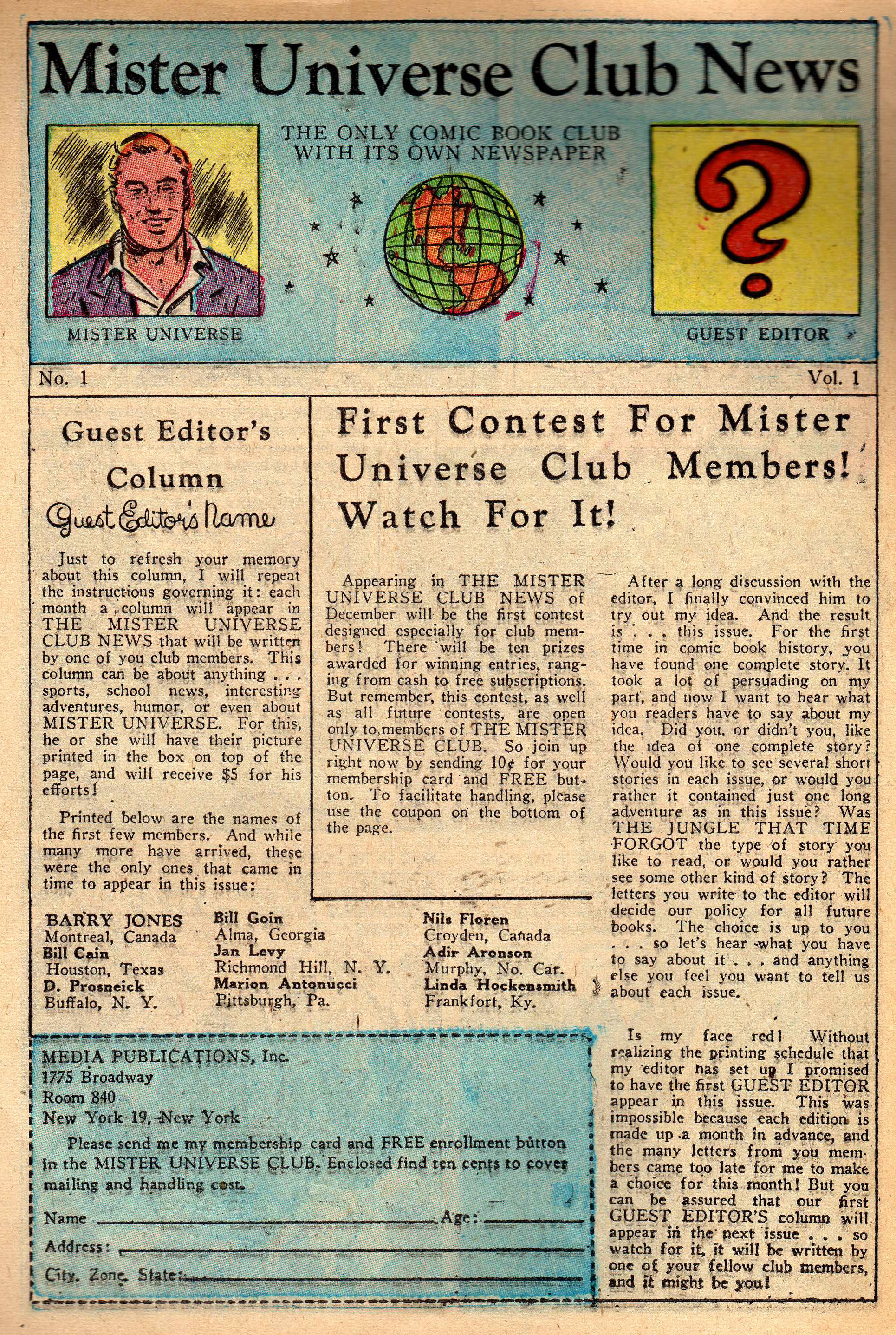 Read online Mister Universe (1951) comic -  Issue #2 - 20