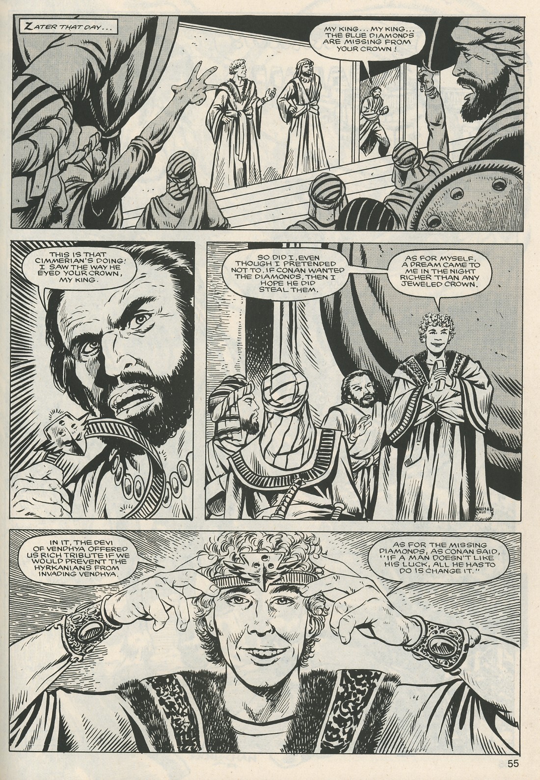 Read online The Savage Sword Of Conan comic -  Issue #124 - 55