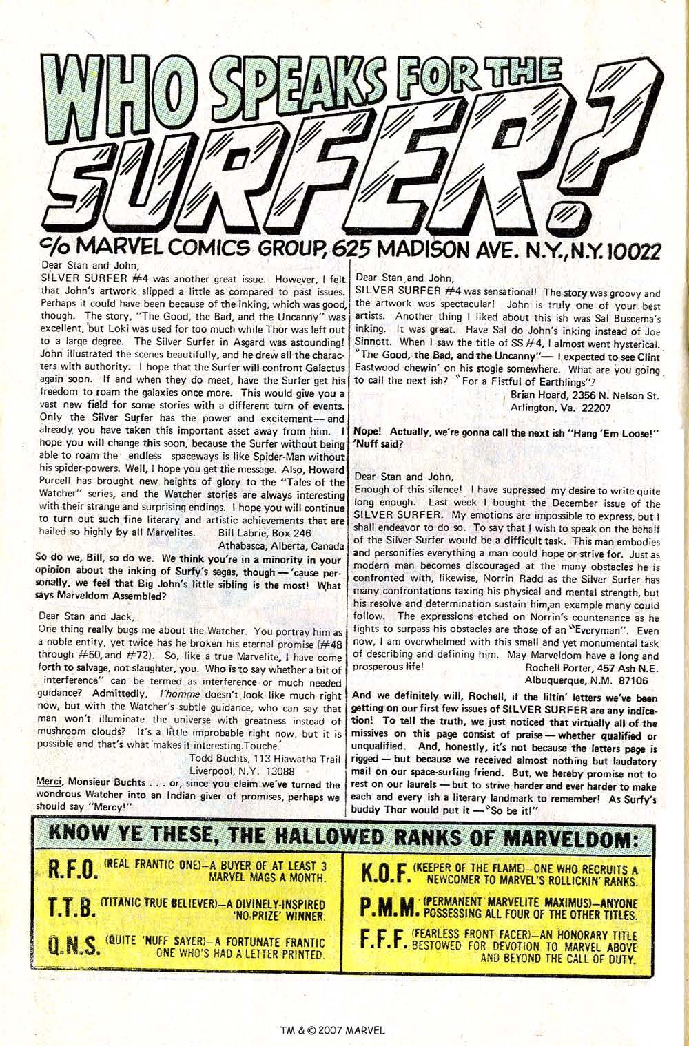 Read online Silver Surfer (1968) comic -  Issue #6 - 64