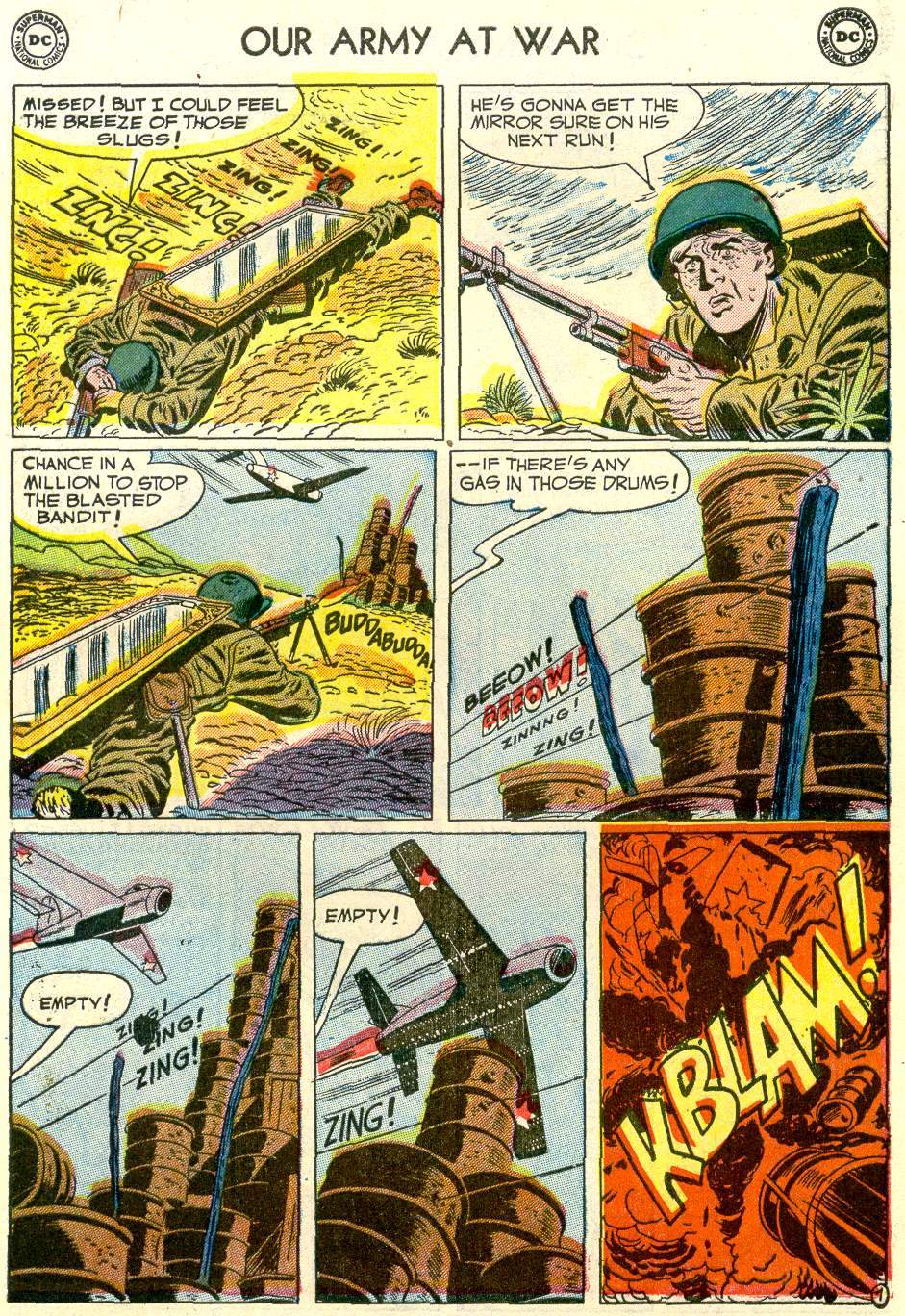 Read online Our Army at War (1952) comic -  Issue #5 - 9