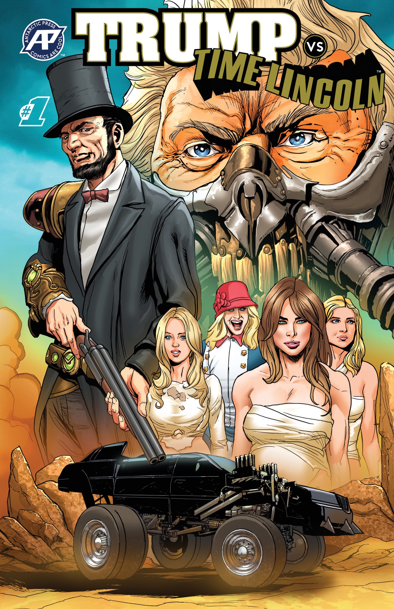 Read online Trump vs. Time Lincoln comic -  Issue # Full - 1