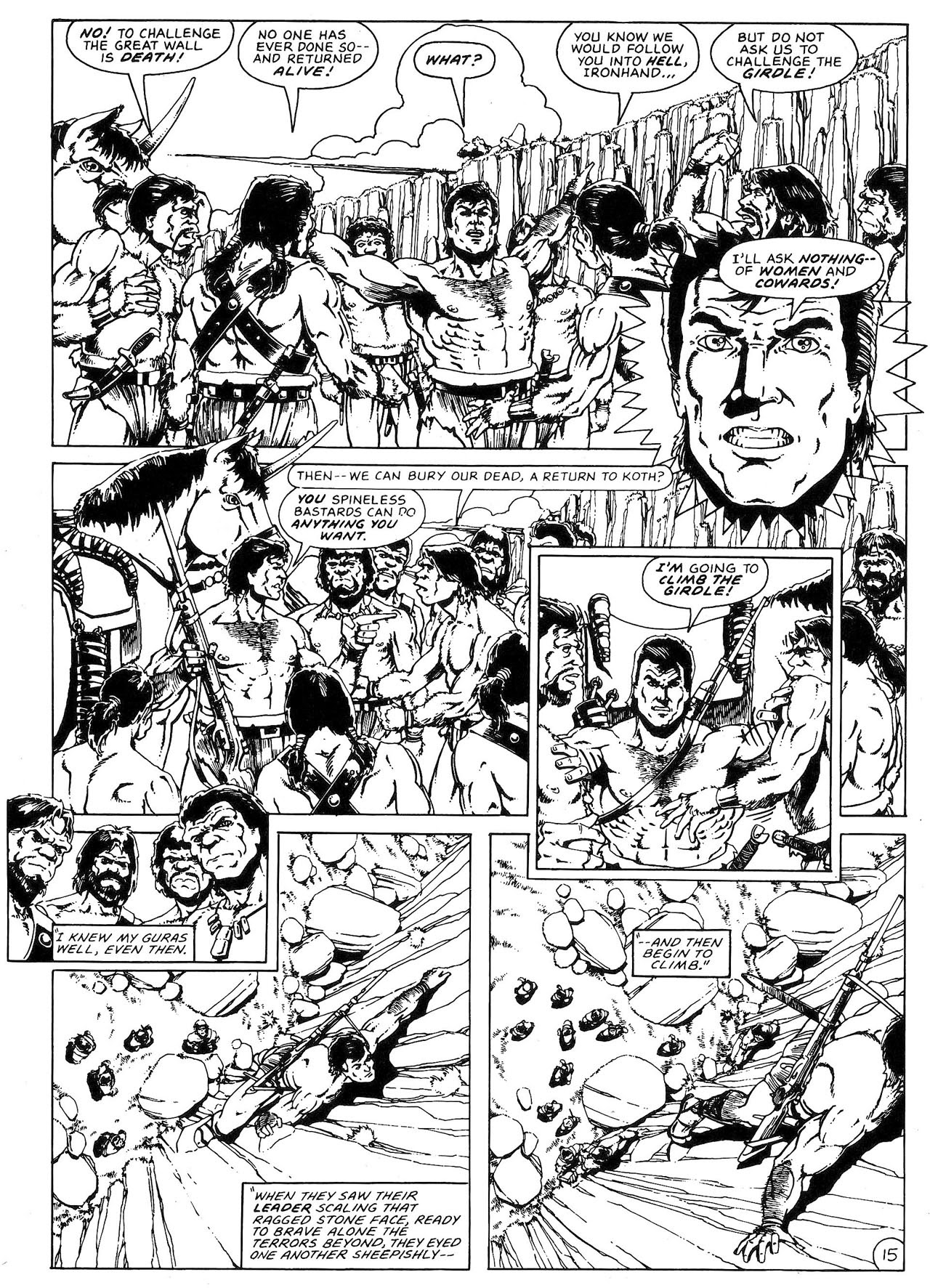 Read online Ironhand of Almuric comic -  Issue #1 - 16