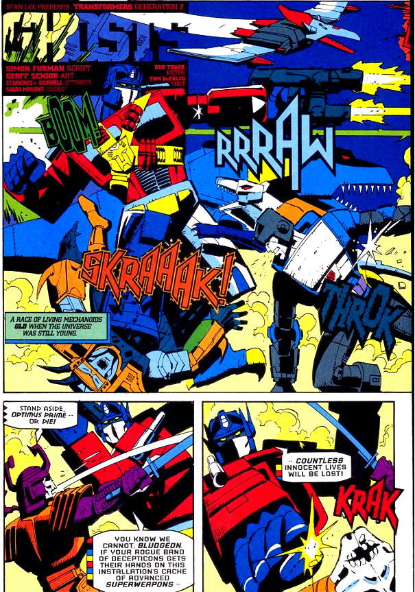 Read online Transformers: Generation 2 comic -  Issue #0 - 2