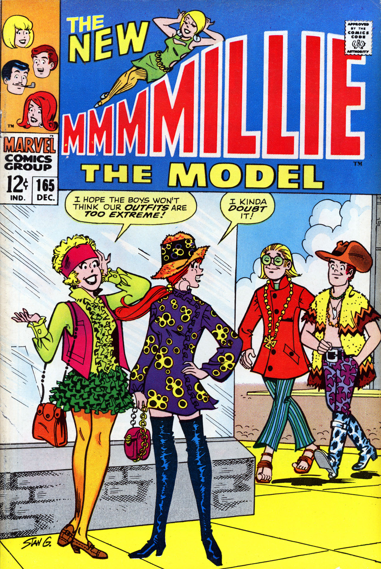 Read online Millie the Model comic -  Issue #165 - 1