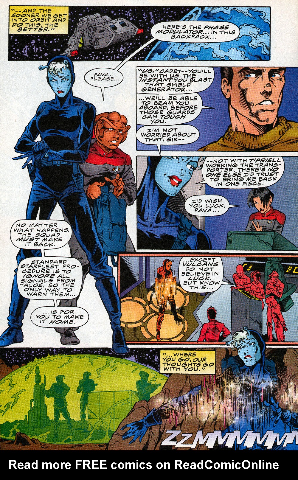 Read online Star Trek: Starfleet Academy (1996) comic -  Issue #10 - 13