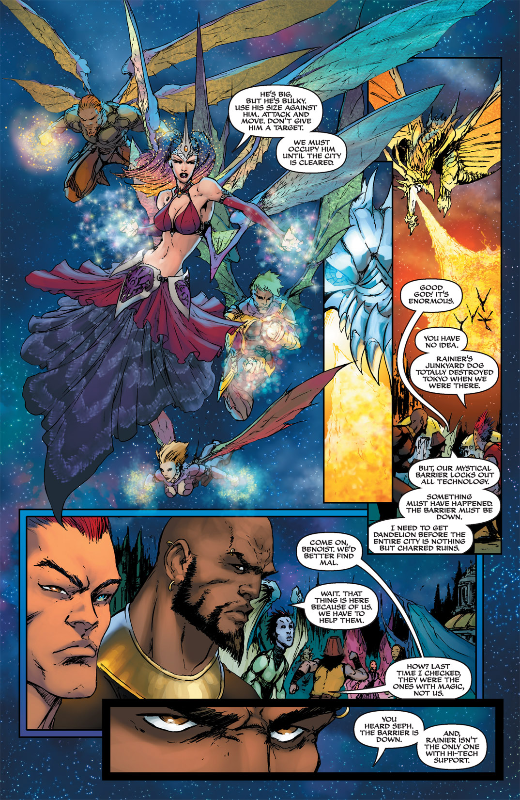 Read online Michael Turner's Soulfire (2003) comic -  Issue #9 - 10