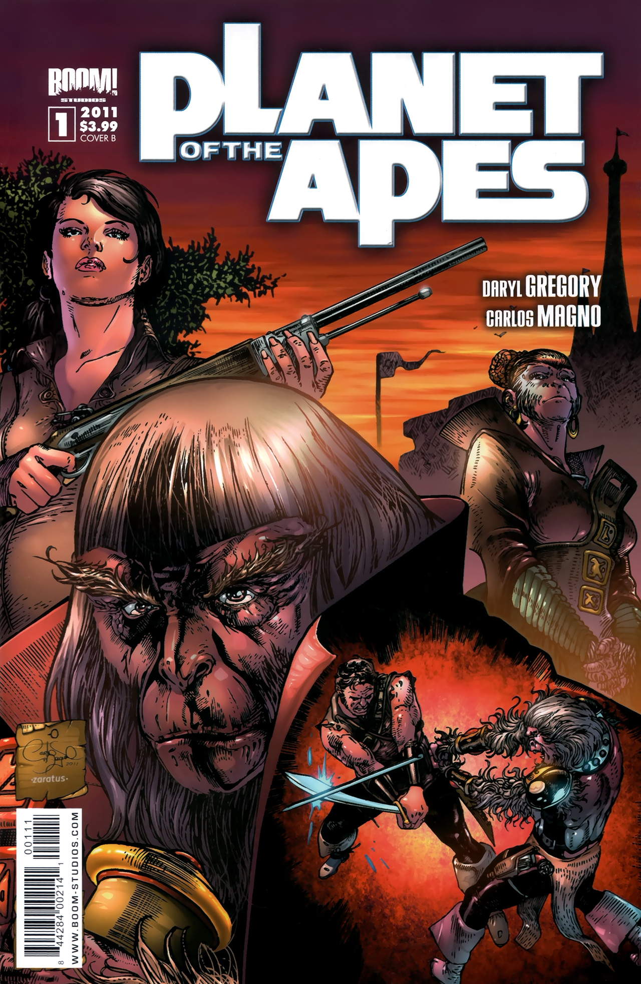 Read online Planet of the Apes (2011) comic -  Issue #1 - 2