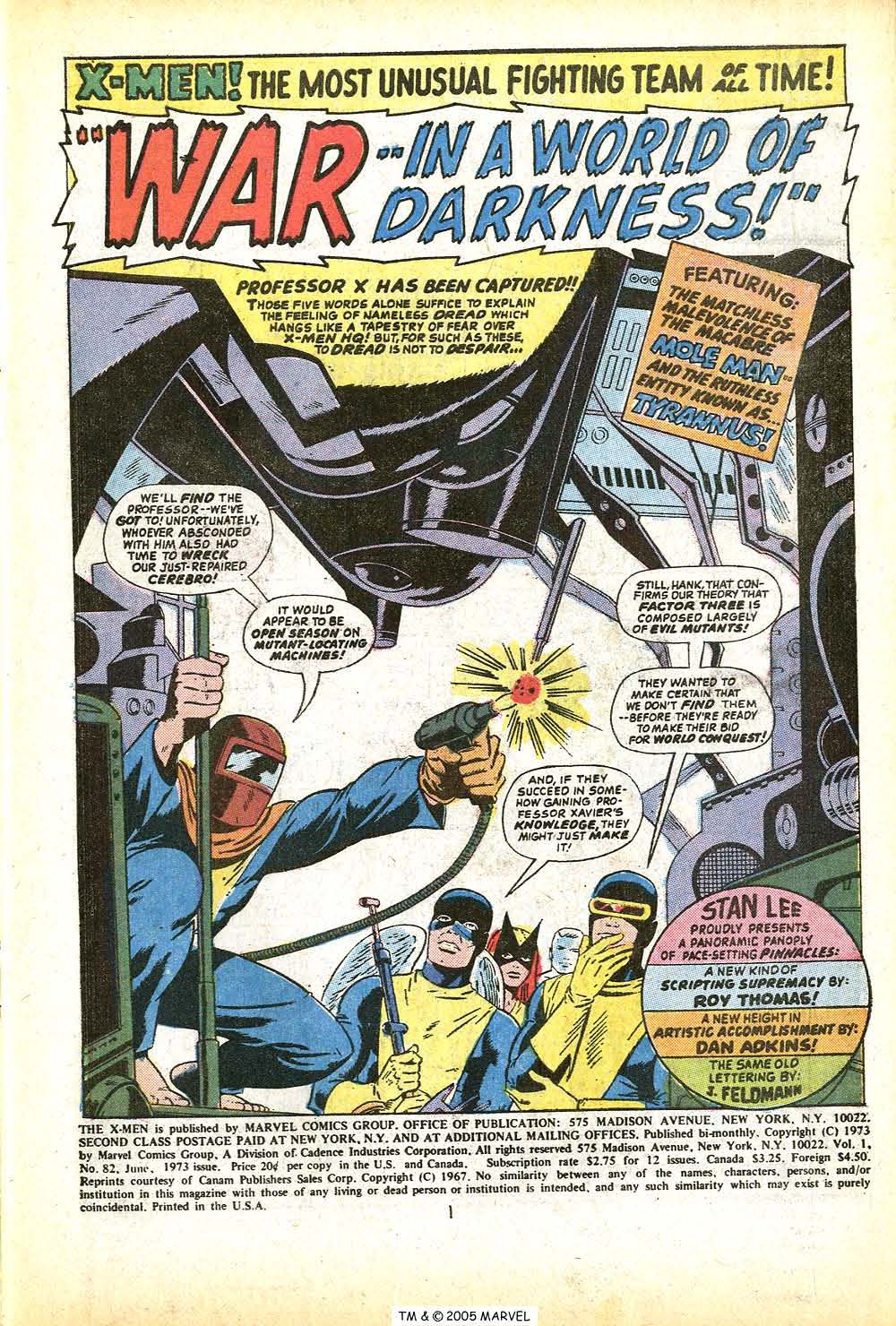 Uncanny X-Men (1963) issue 82 - Page 3