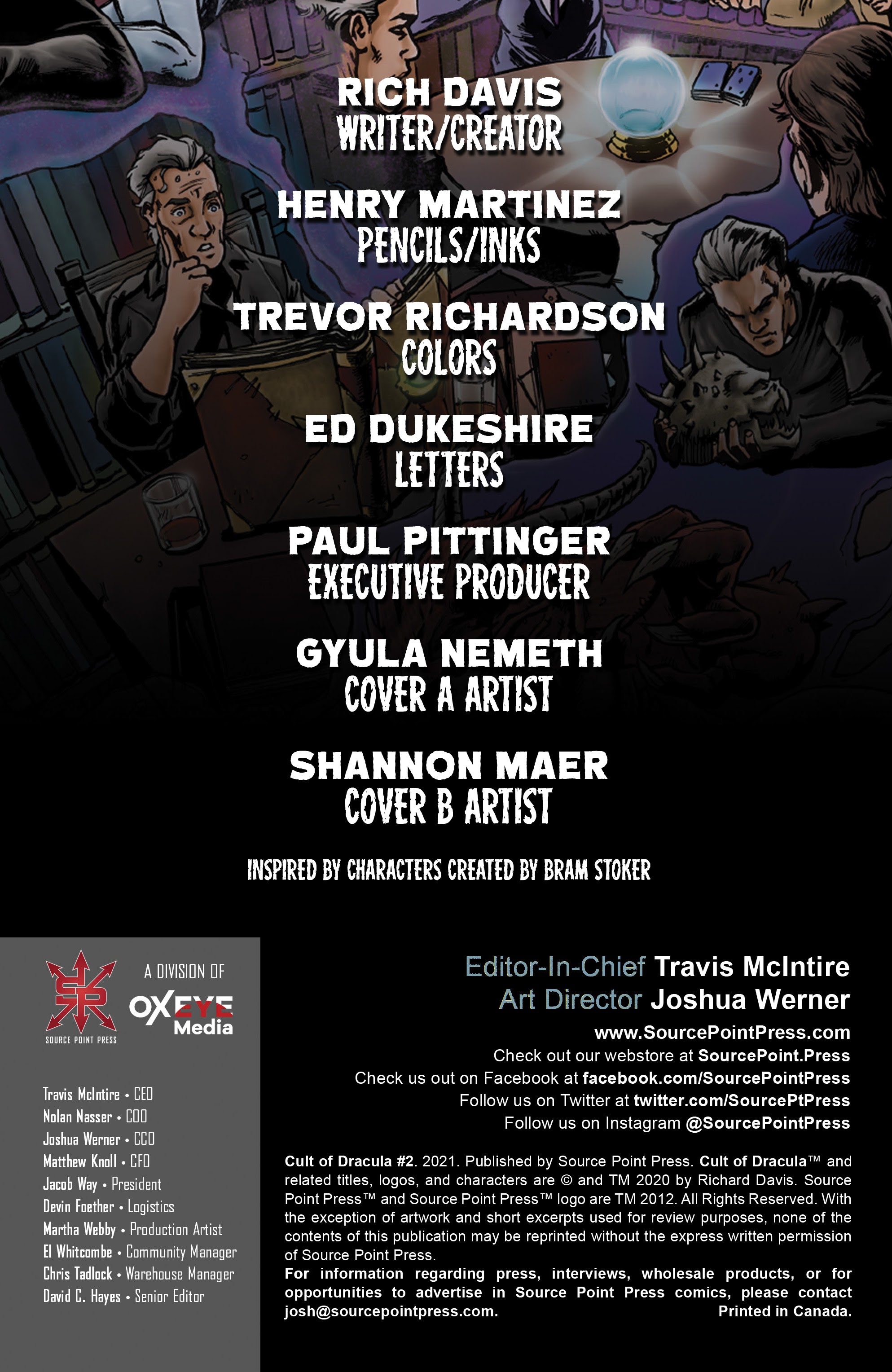 Read online Cult of Dracula comic -  Issue #2 - 2