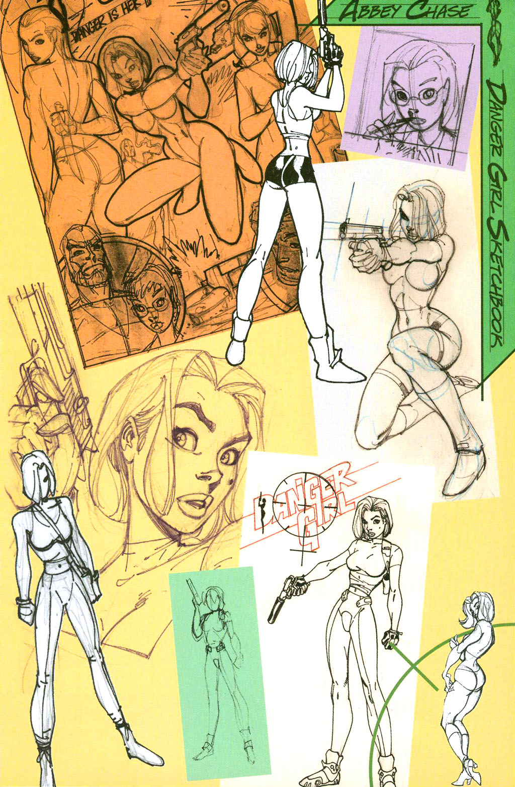 Read online J. Scott Campbell's Danger Girl Sketchbook comic -  Issue # Full - 5