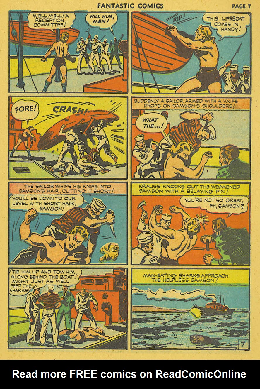 Read online Fantastic Comics comic -  Issue #19 - 8