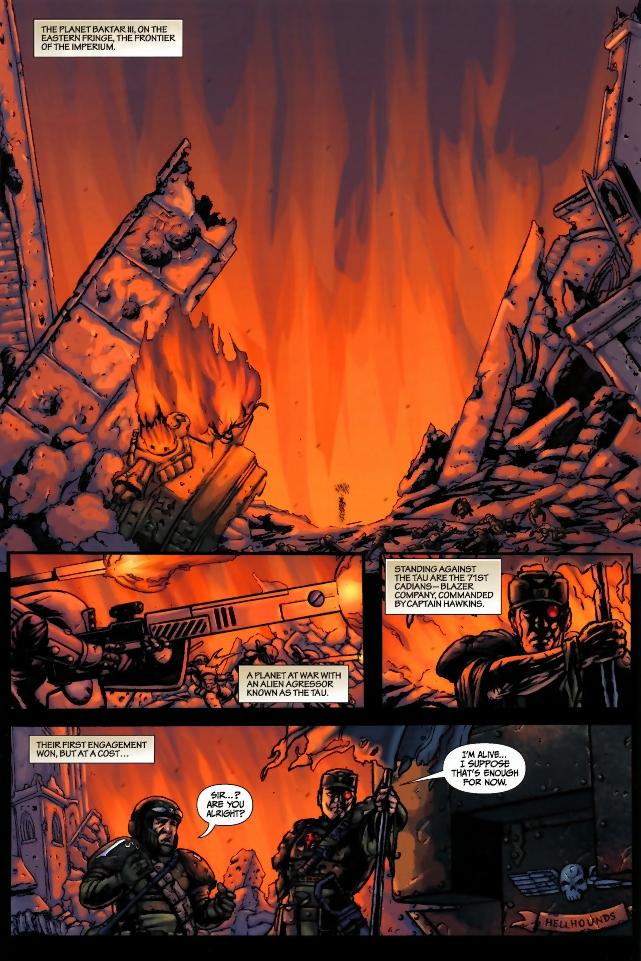 Read online Warhammer 40,000: Fire & Honour comic -  Issue #2 - 3