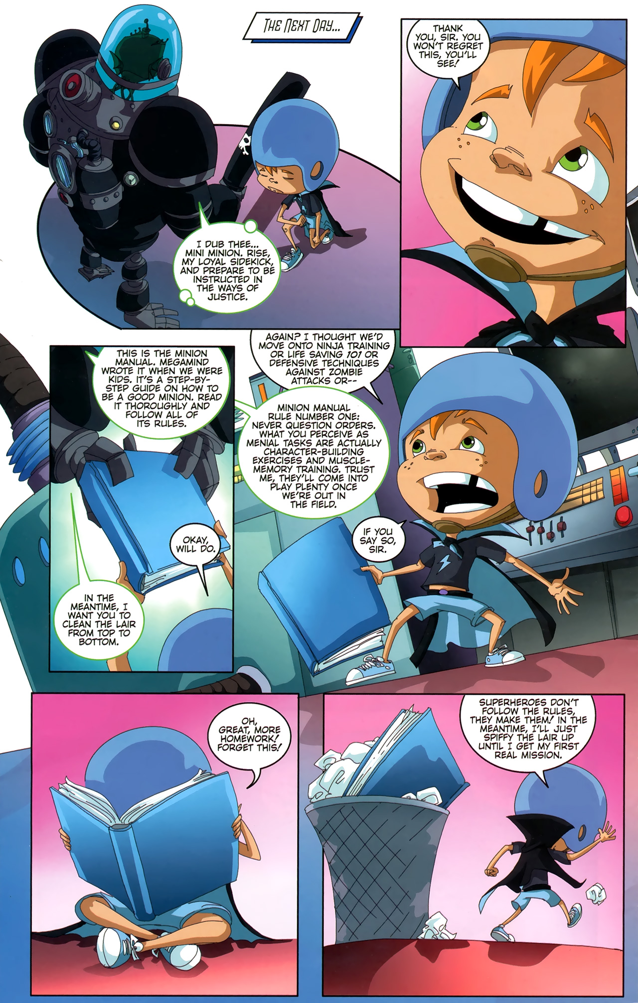 Read online Megamind: Bad. Blue. Brilliant. comic -  Issue #4 - 8
