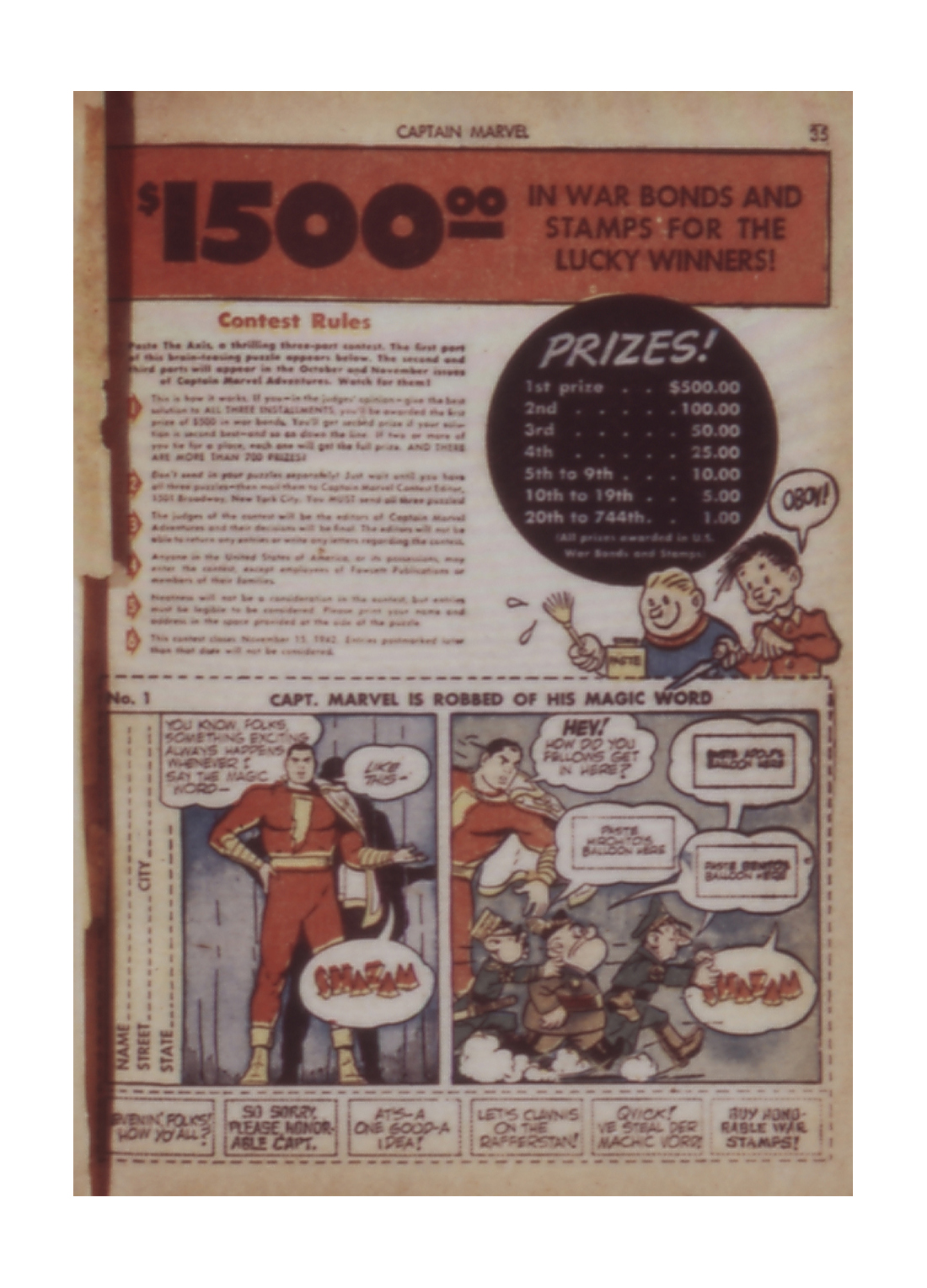 Read online Captain Marvel Adventures comic -  Issue #15 - 36