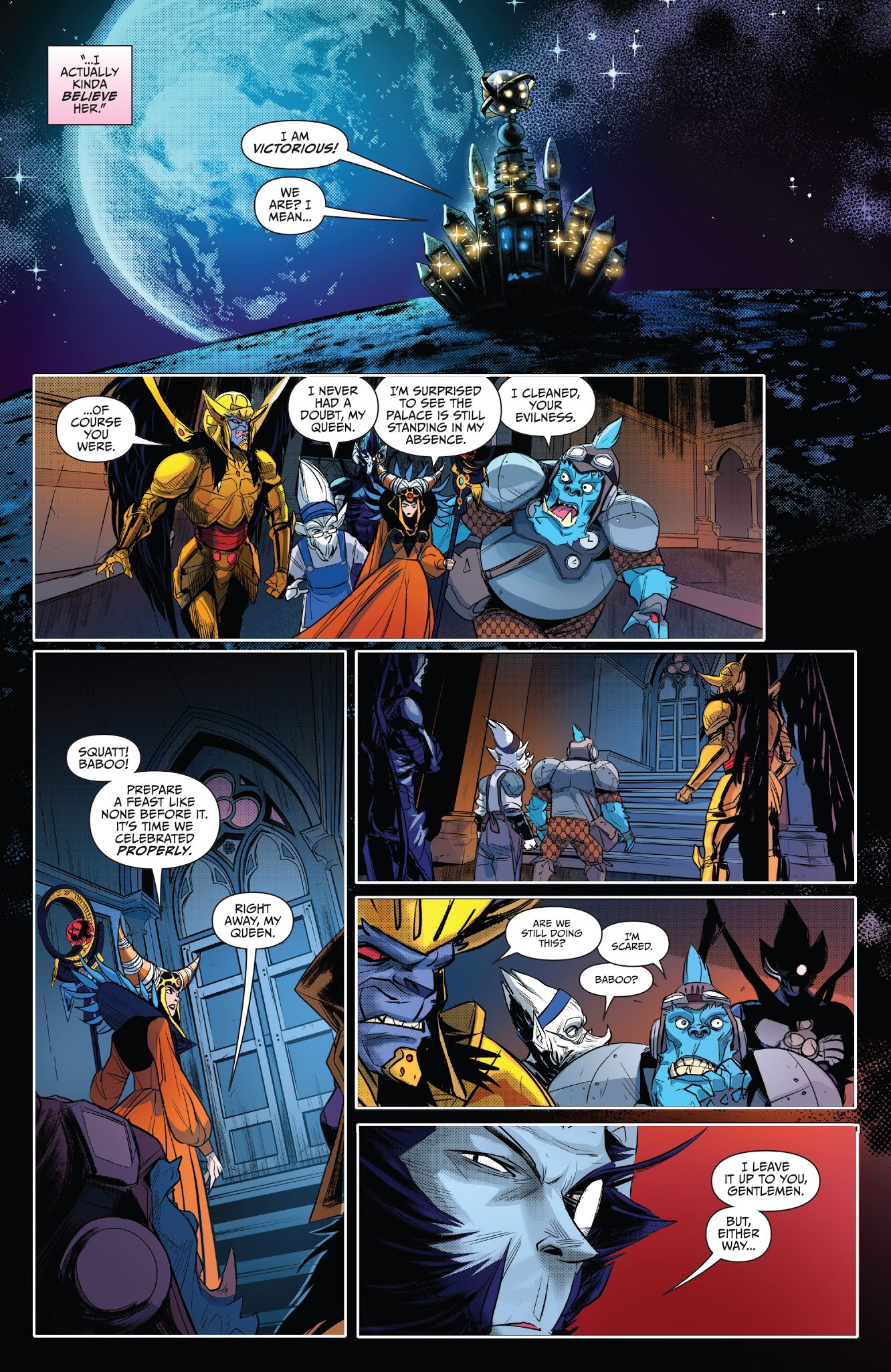 Read online Saban's Go Go Power Rangers comic -  Issue #16 - 17