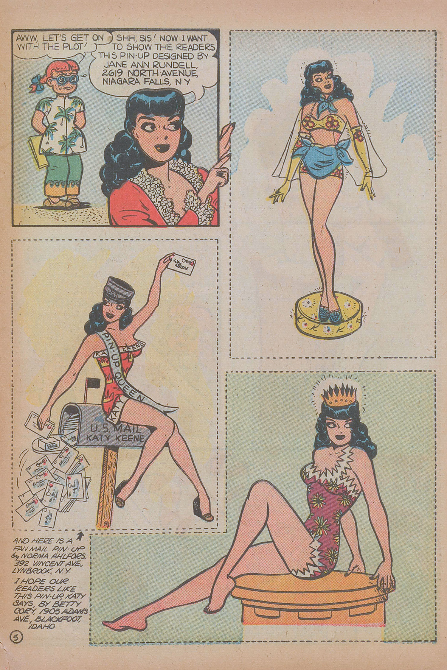Read online Katy Keene (1949) comic -  Issue #6 - 29