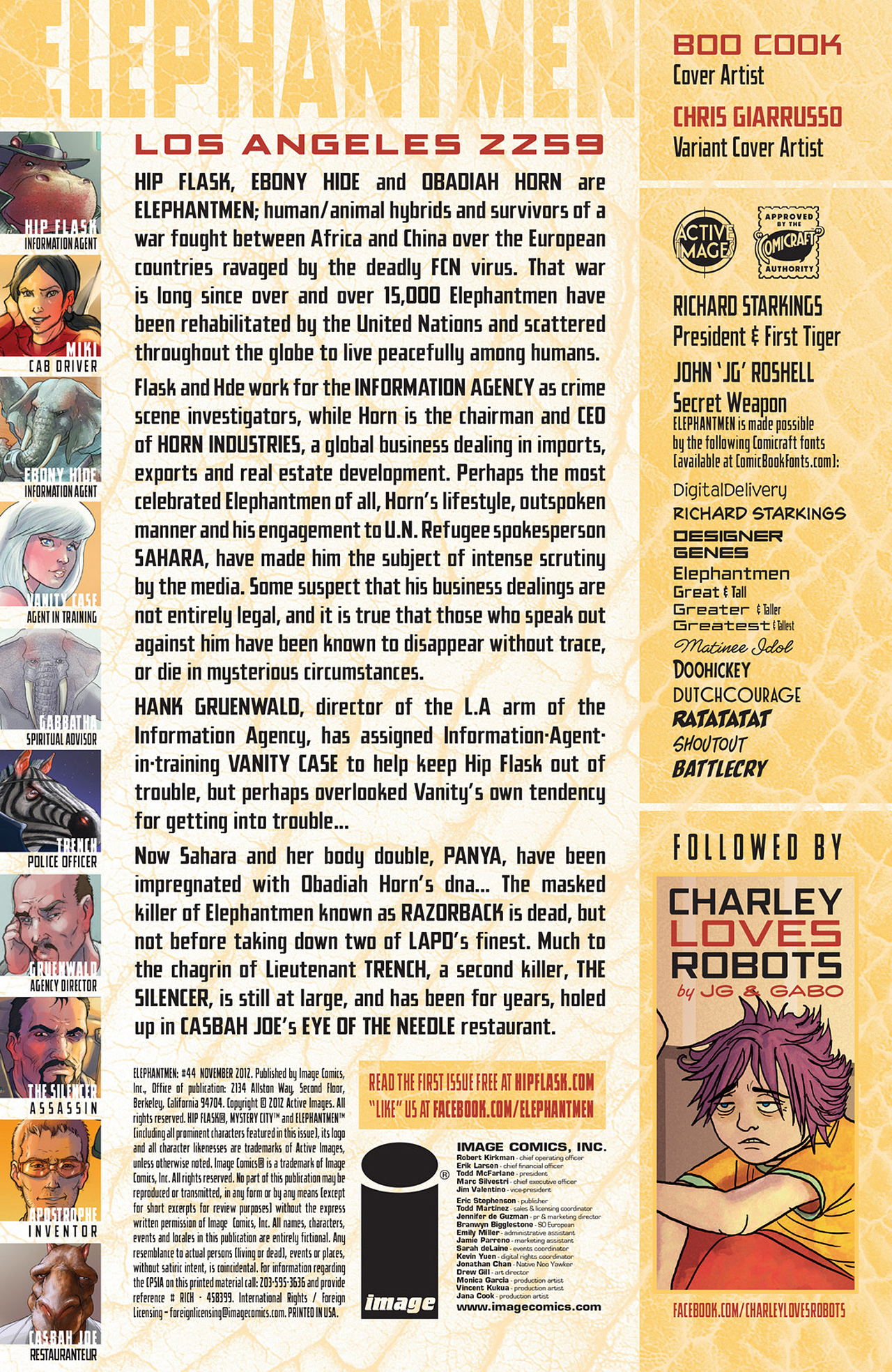 Read online Elephantmen comic -  Issue #44 - 2