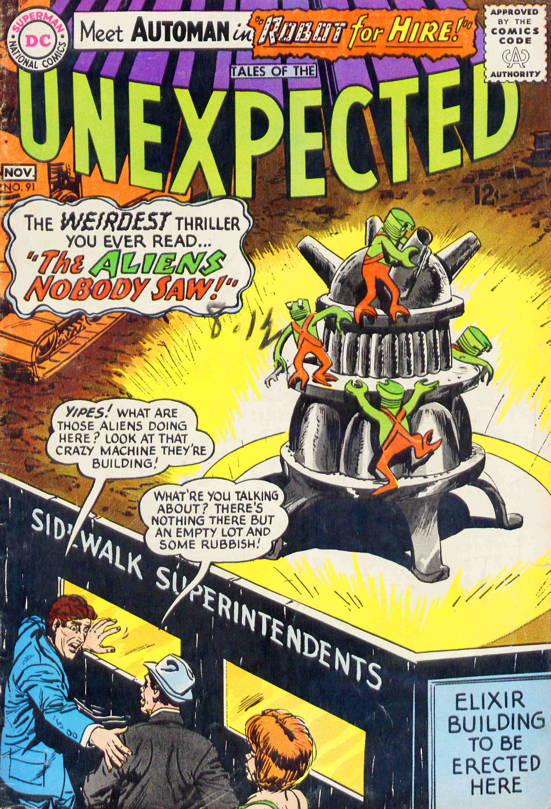 Read online Tales of the Unexpected comic -  Issue #91 - 1