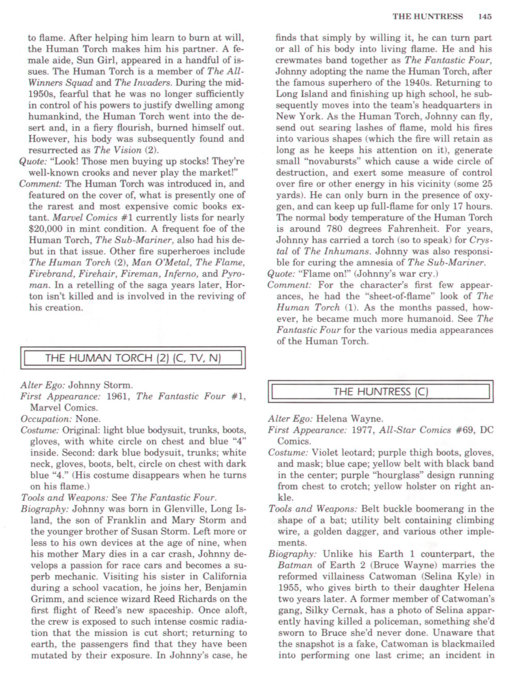 Read online The Encyclopedia of Superheroes comic -  Issue # TPB (Part 2) - 64