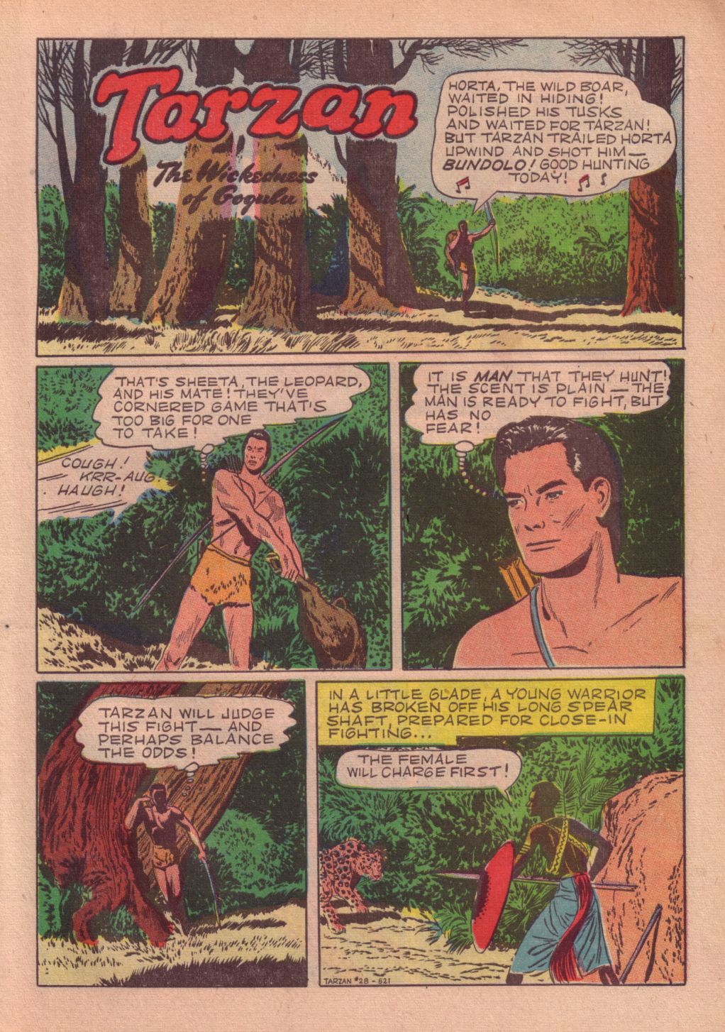 Read online Tarzan (1948) comic -  Issue #28 - 3