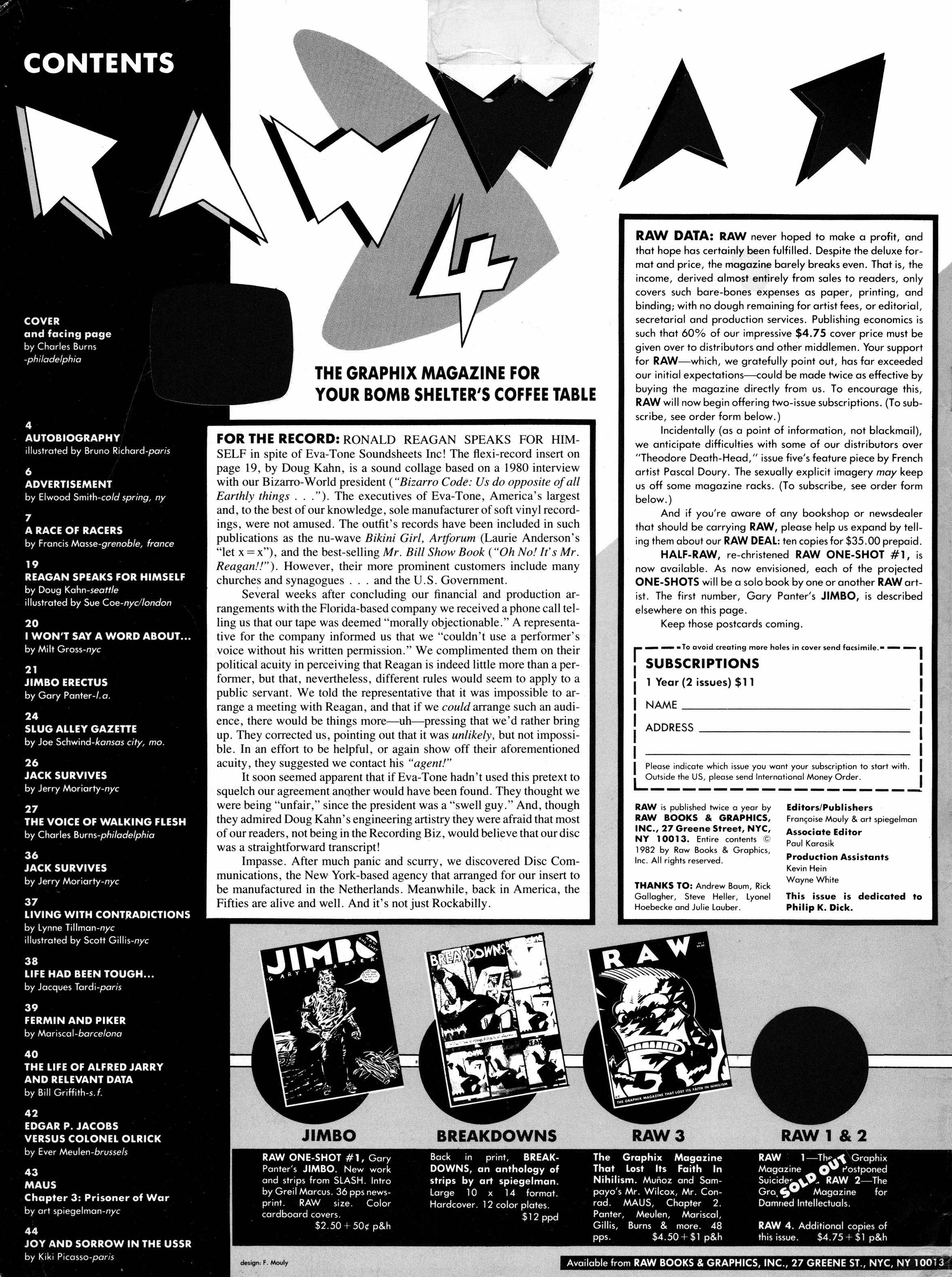 Read online Raw (1980) comic -  Issue # TPB 4 - 2