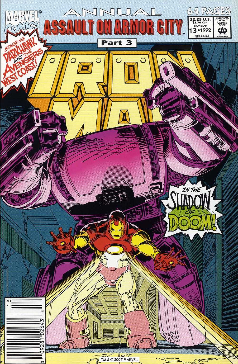 Read online Iron Man (1968) comic -  Issue # Annual 13 - 1