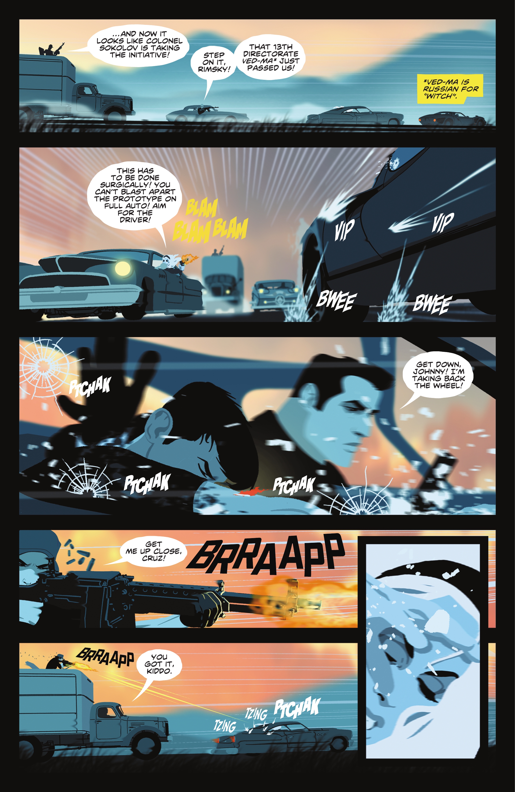 Read online Spy Hunter & Paper Boy comic -  Issue #6 - 5