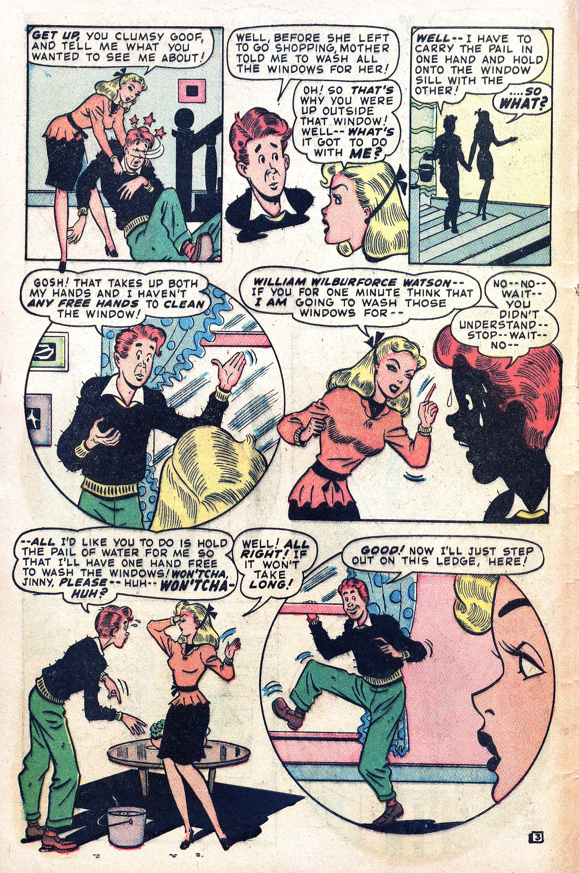 Read online Willie Comics (1946) comic -  Issue #9 - 6