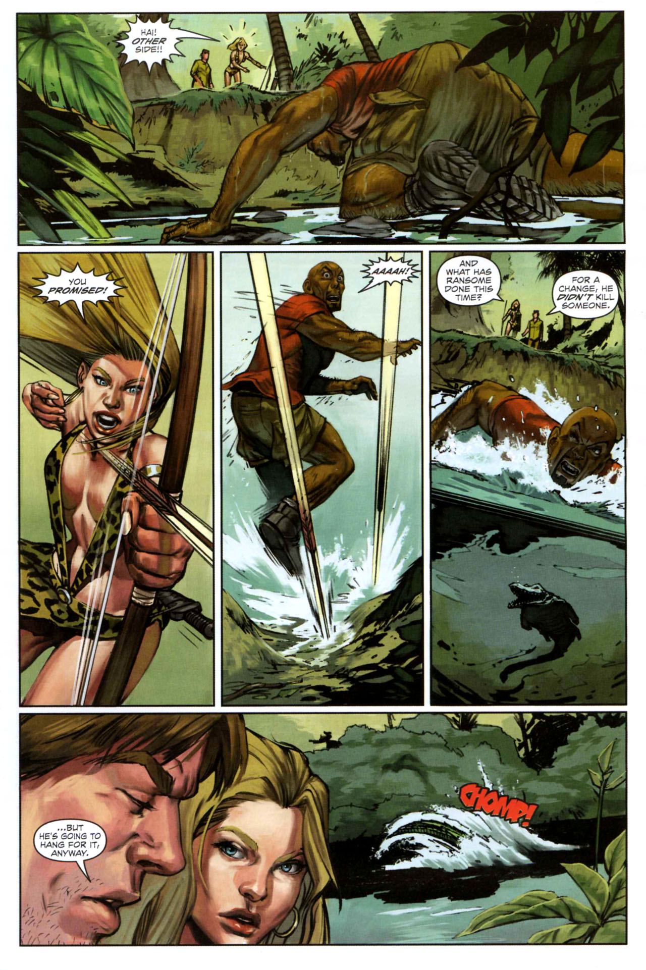 Read online Sheena - Trail of the Mapinguari comic -  Issue # Full - 11