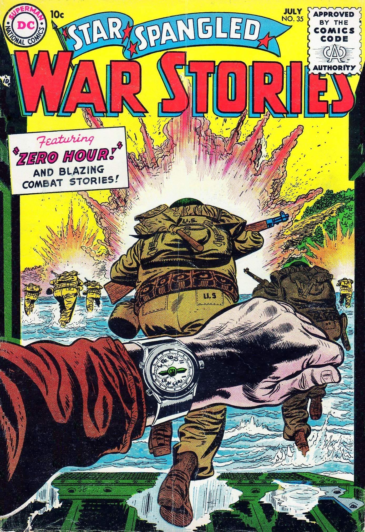 Read online Star Spangled War Stories (1952) comic -  Issue #35 - 1
