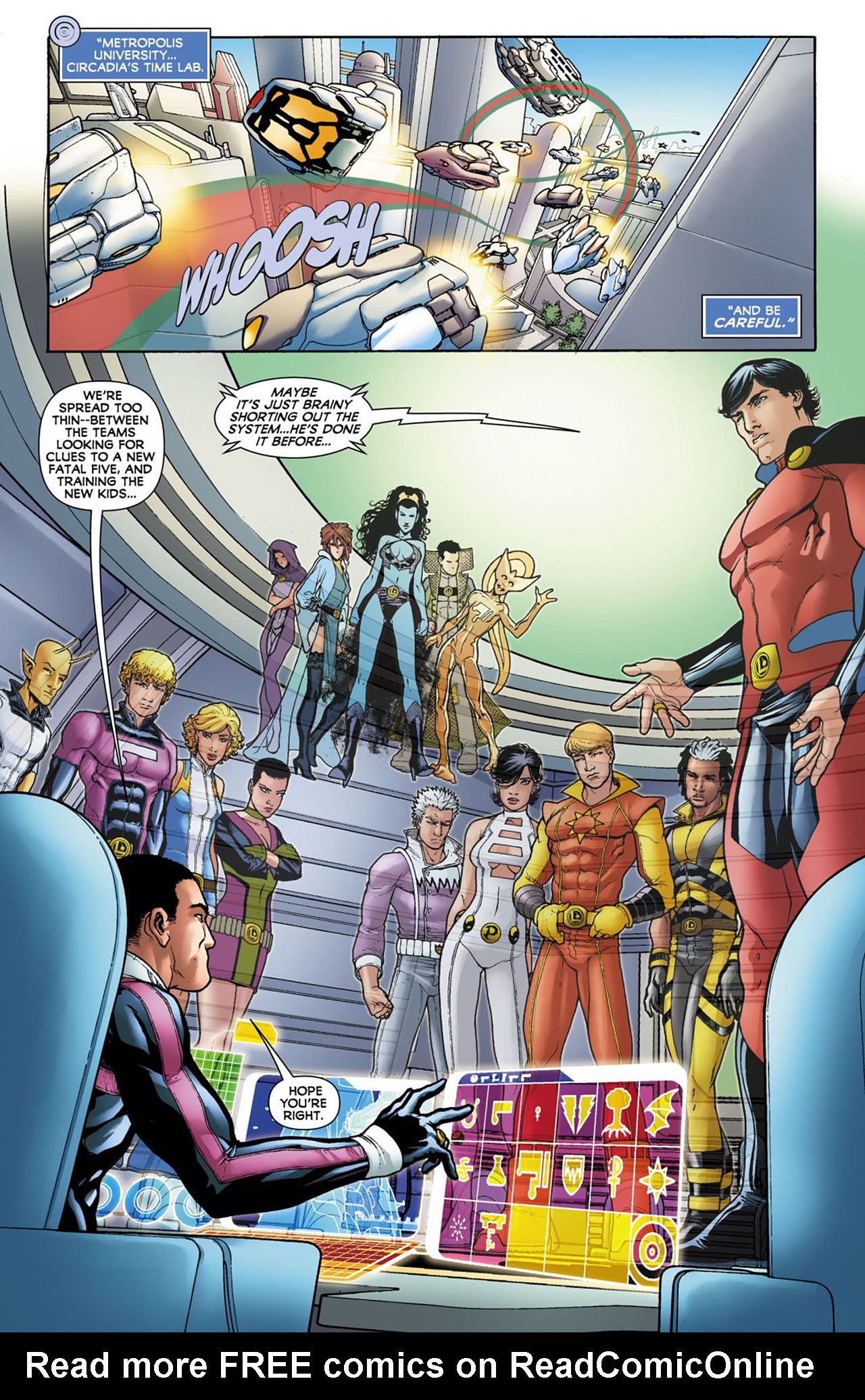Read online Legion of Super-Heroes (2011) comic -  Issue #9 - 12