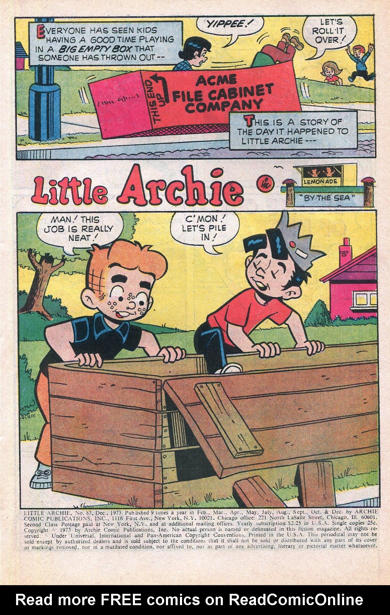 Read online The Adventures of Little Archie comic -  Issue #83 - 3