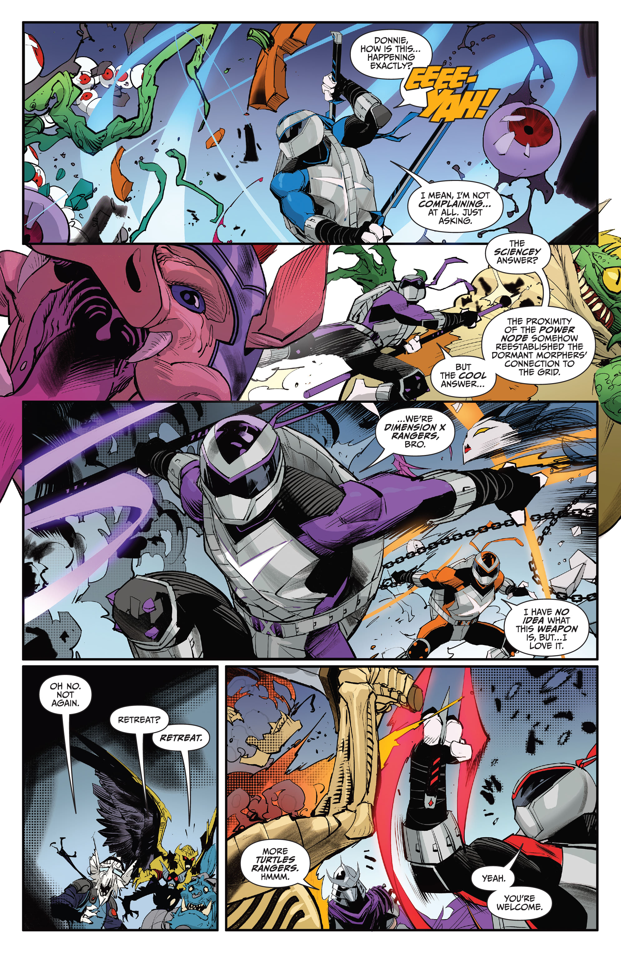 Read online Mighty Morphin Power Rangers/ Teenage Mutant Ninja Turtles II comic -  Issue #4 - 20