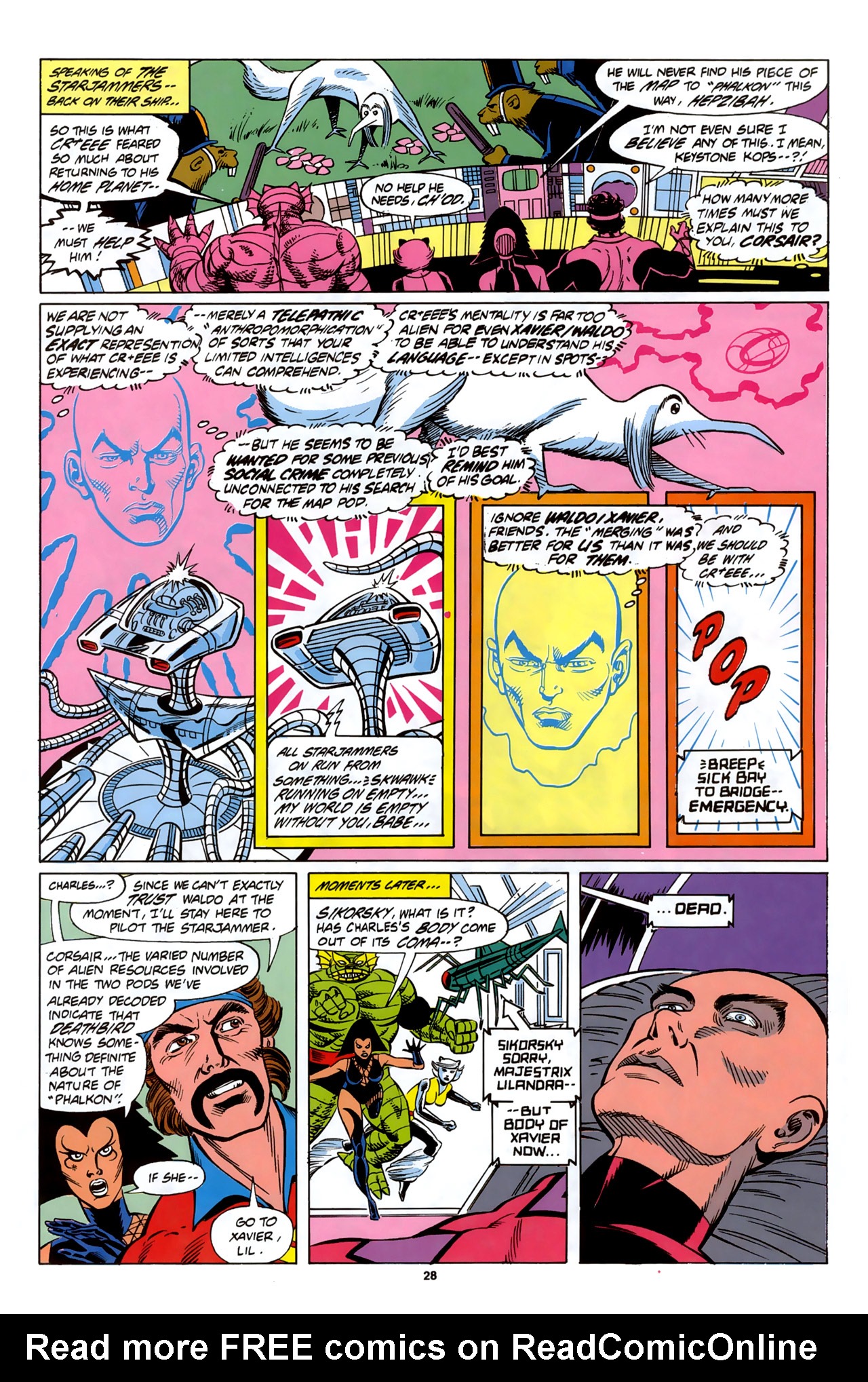 Read online X-Men Spotlight On...Starjammers comic -  Issue #1 - 30
