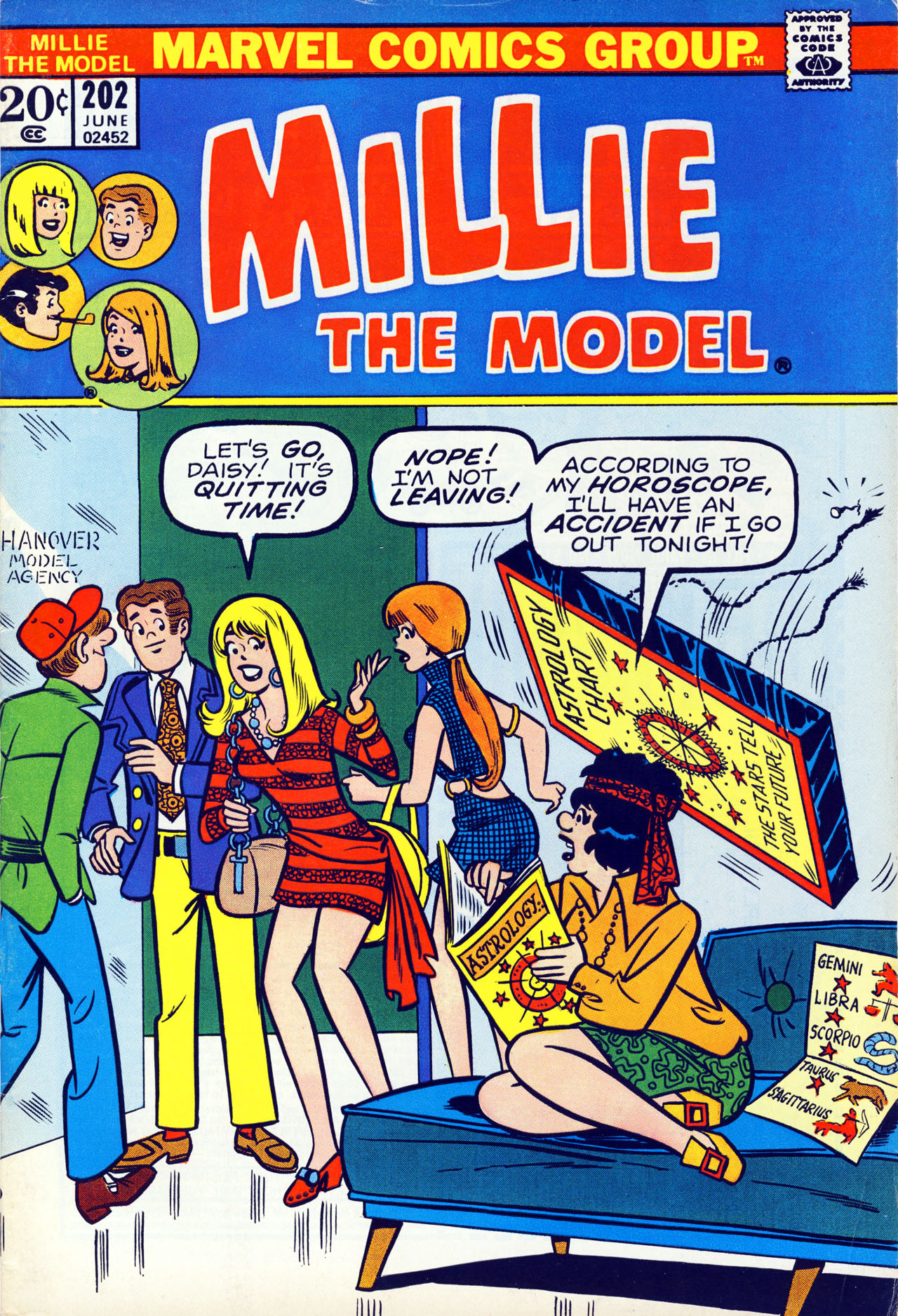 Read online Millie the Model comic -  Issue #202 - 1