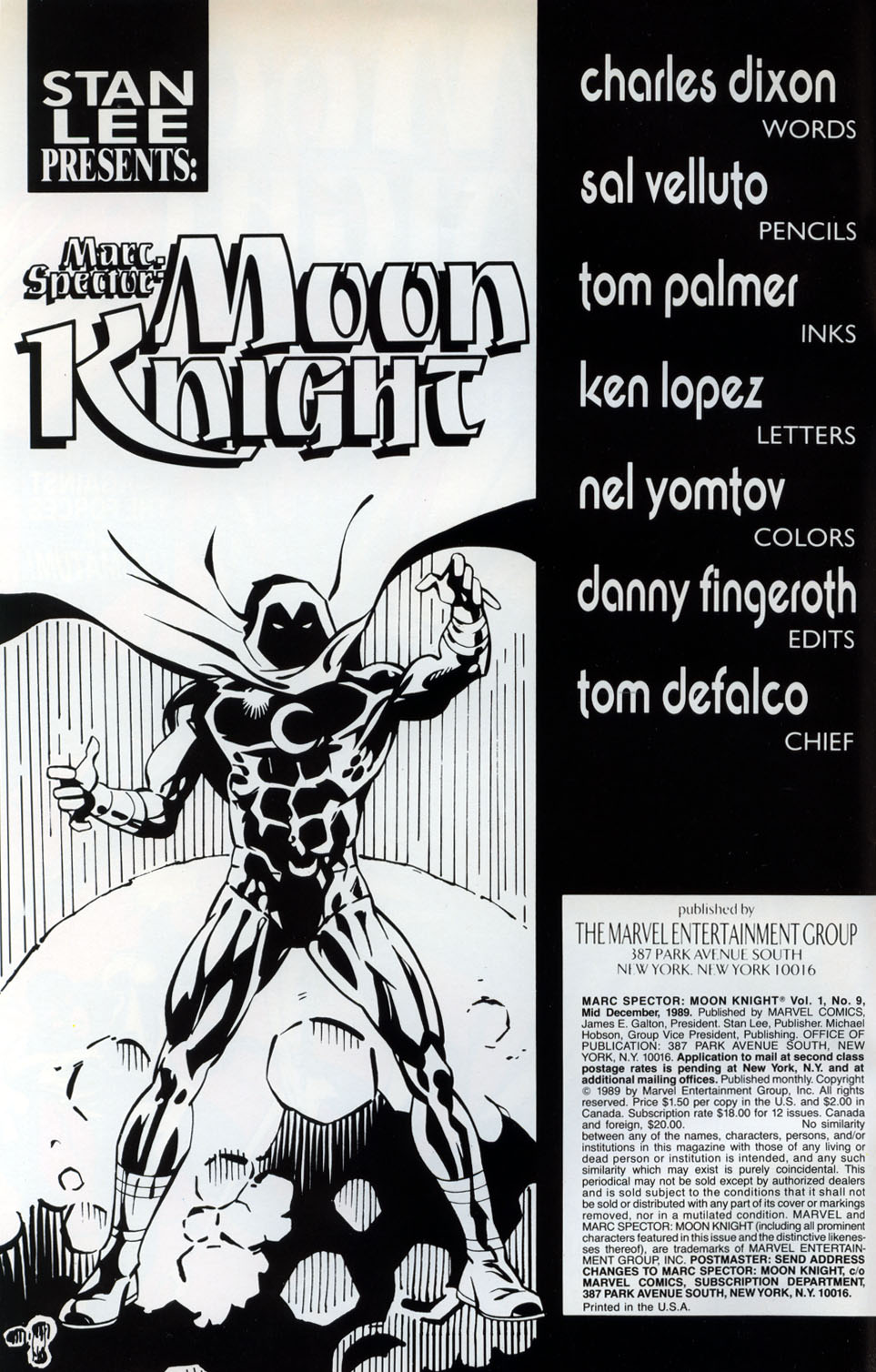 Marc Spector: Moon Knight Issue #9 #9 - English 2