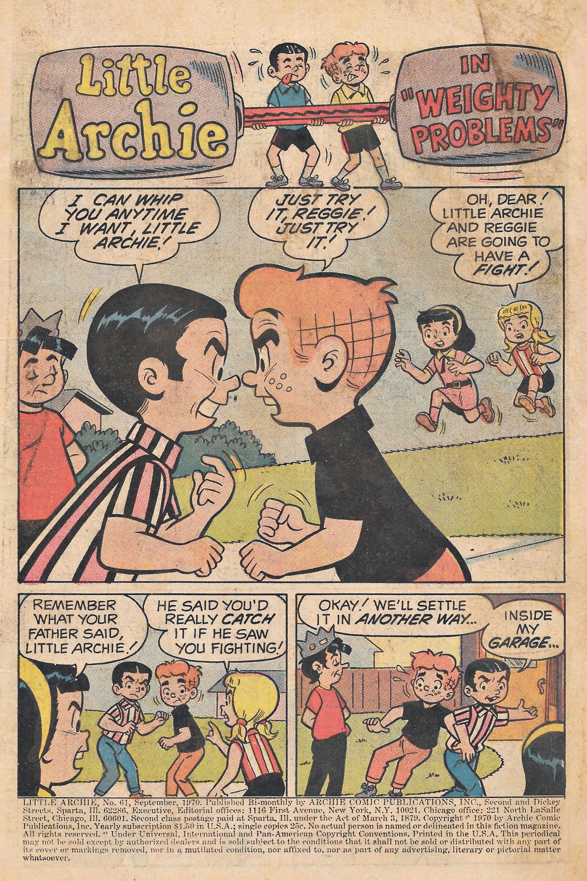 Read online The Adventures of Little Archie comic -  Issue #61 - 3
