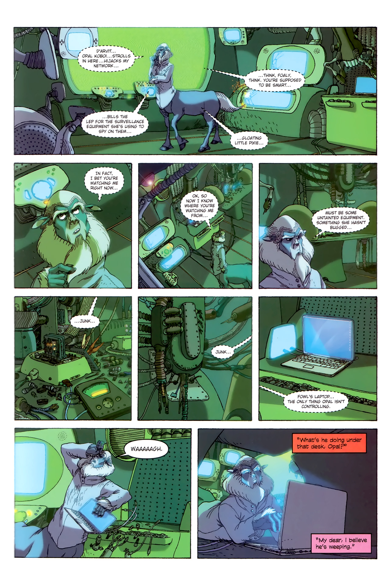 Read online Artemis Fowl: The Arctic Incident comic -  Issue # TPB - 80