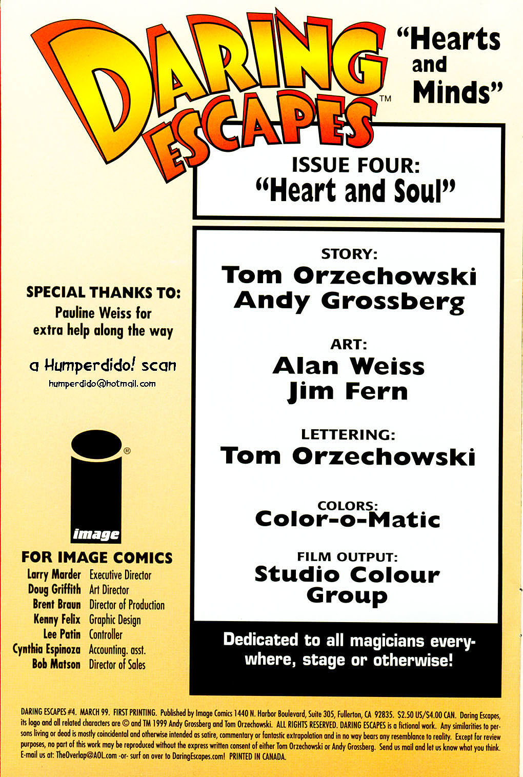 Read online Daring Escapes comic -  Issue #4 - 2