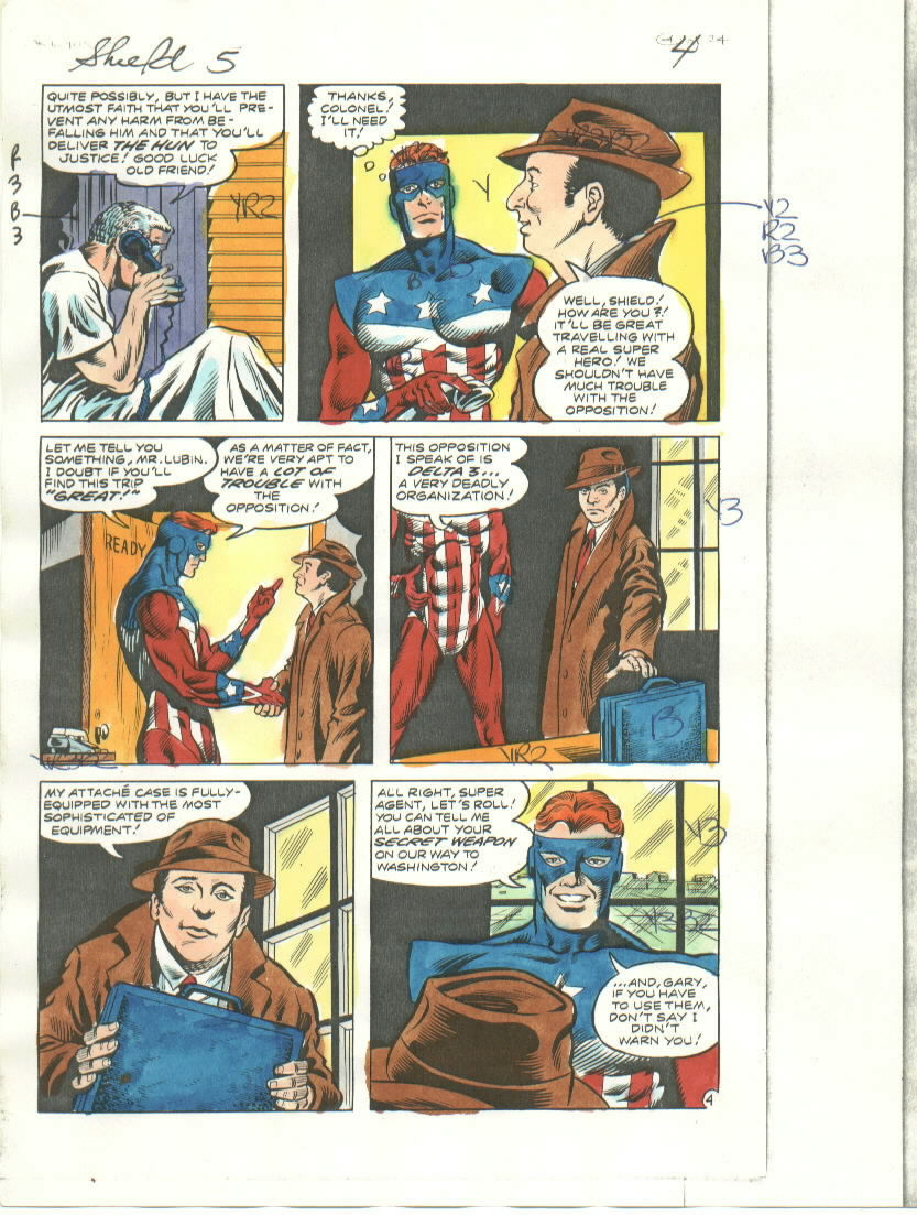 Read online The Original Shield comic -  Issue #5 - 4