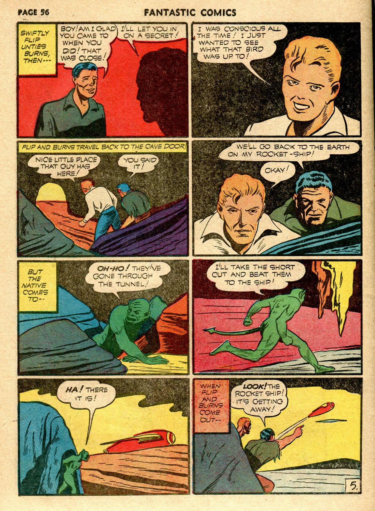 Read online Fantastic Comics comic -  Issue #21 - 54