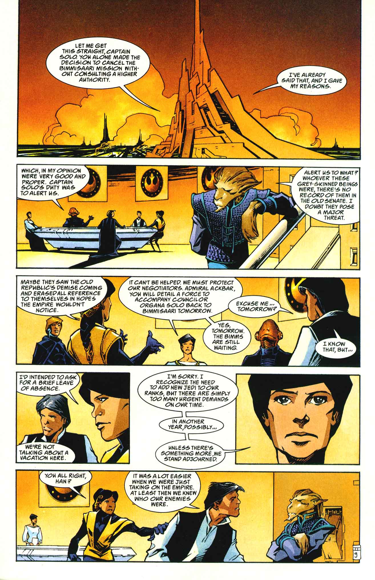 Read online Star Wars: Heir to the Empire comic -  Issue #2 - 11