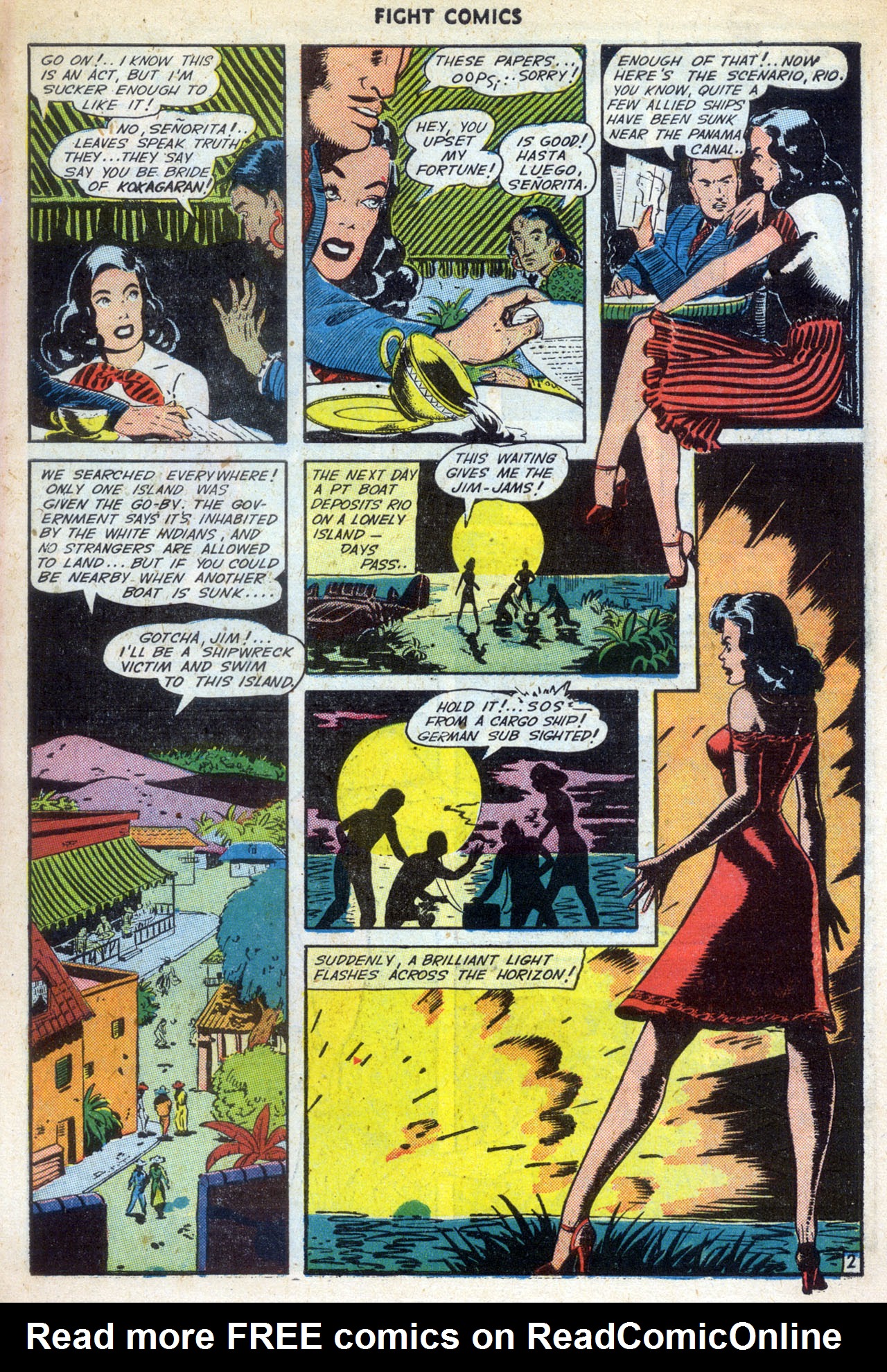 Read online Fight Comics comic -  Issue #34 - 43