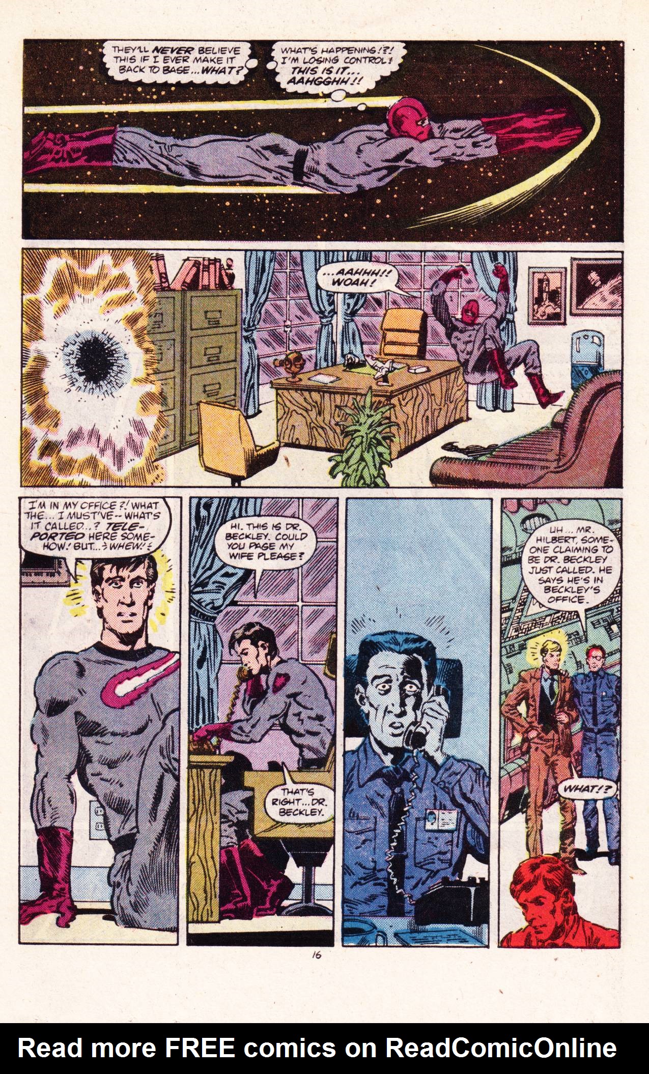 Read online Comet Man comic -  Issue #1 - 17