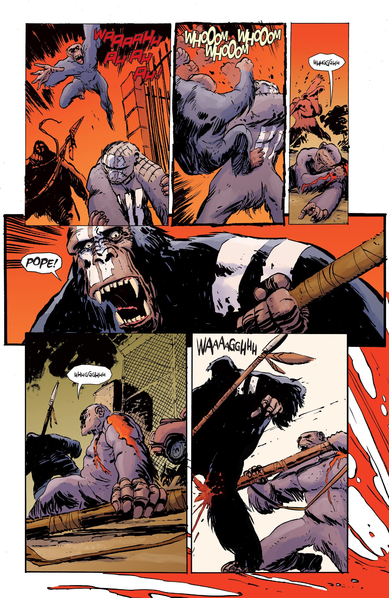 Read online Dawn of the Planet of the Apes comic -  Issue # TPB - 133