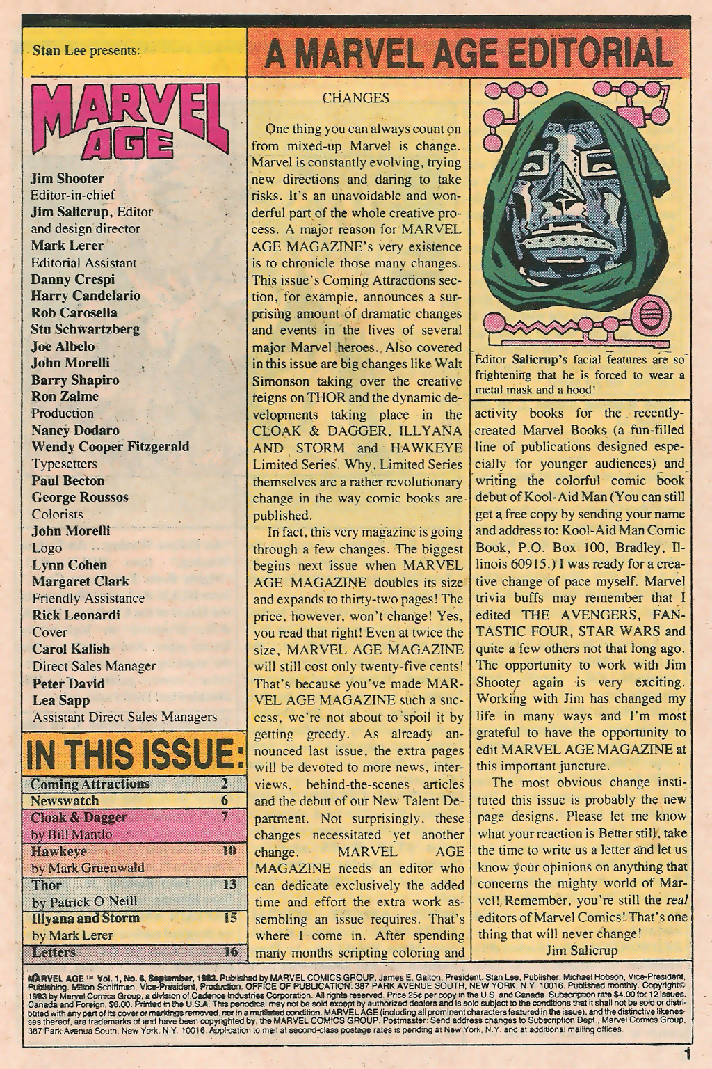 Read online Marvel Age comic -  Issue #6 - 3