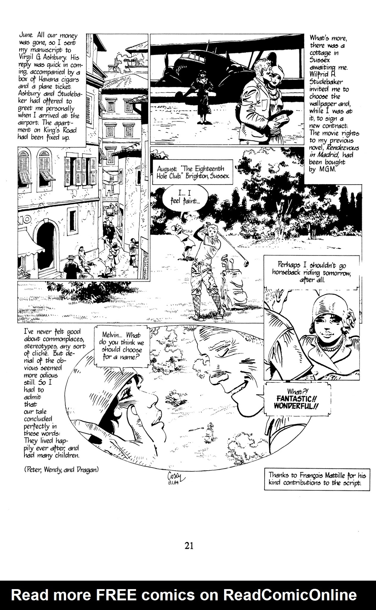 Read online Cheval Noir comic -  Issue #39 - 23