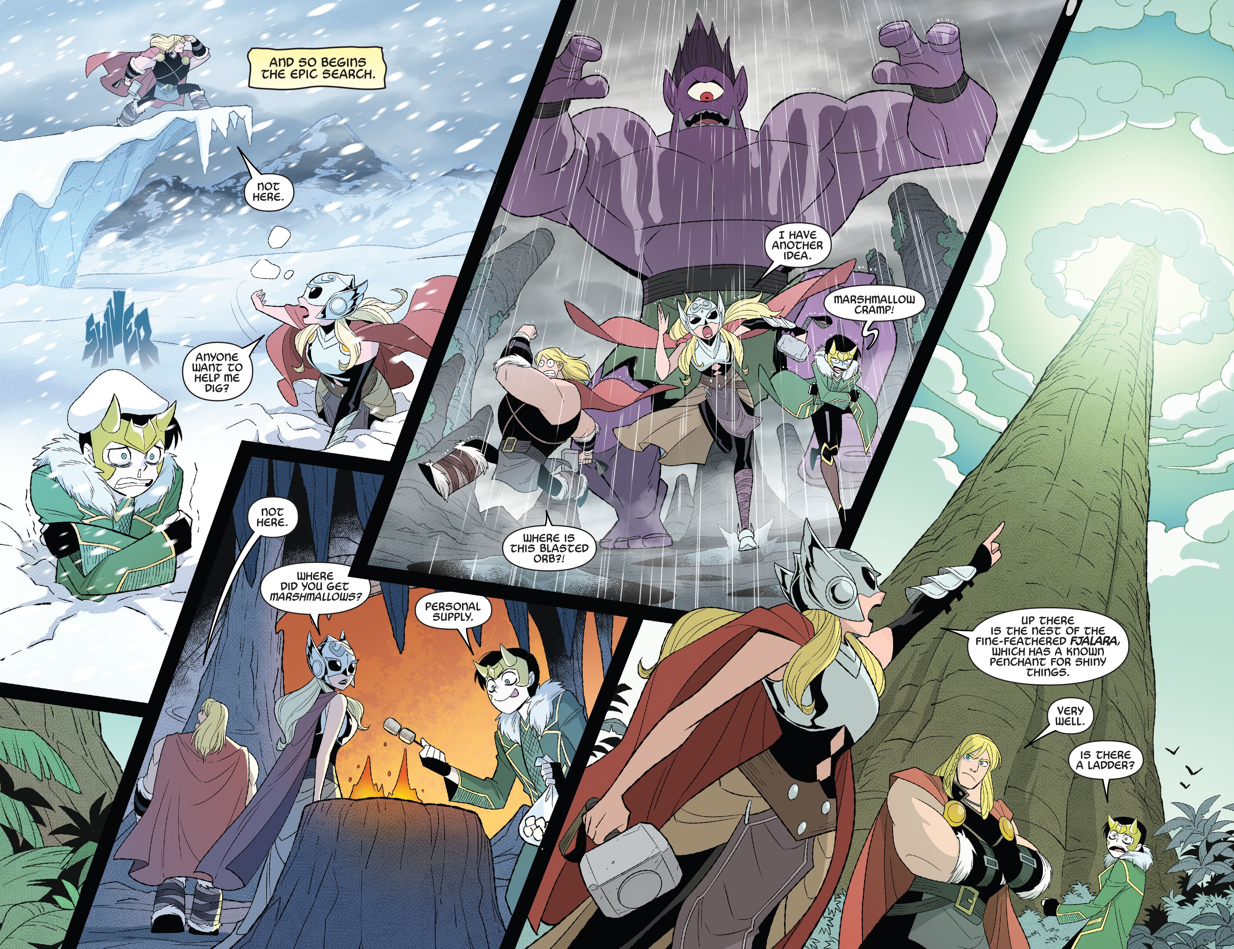 Read online Thor & Loki: Double Trouble comic -  Issue #4 - 4