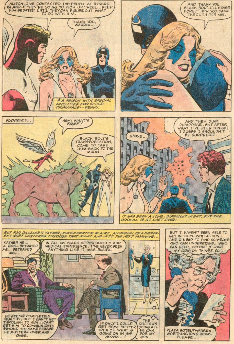 Read online Dazzler (1981) comic -  Issue #19 - 21