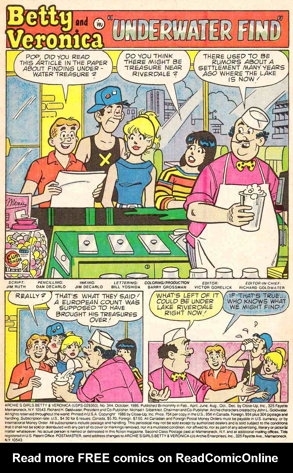 Read online Archie's Girls Betty and Veronica comic -  Issue #344 - 3